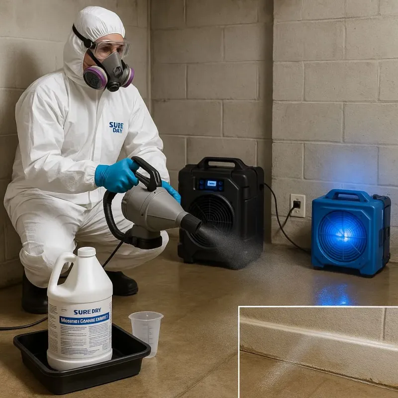 Sanitization and Odor Removal process in Boothbay Harbor, ME